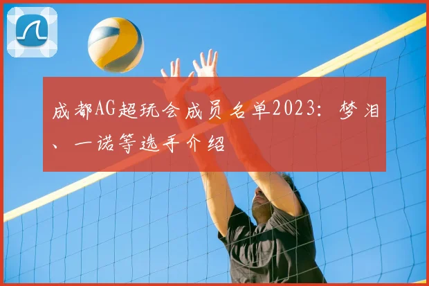 成都AG超玩会成员名单2023：梦泪、一诺等选手介绍